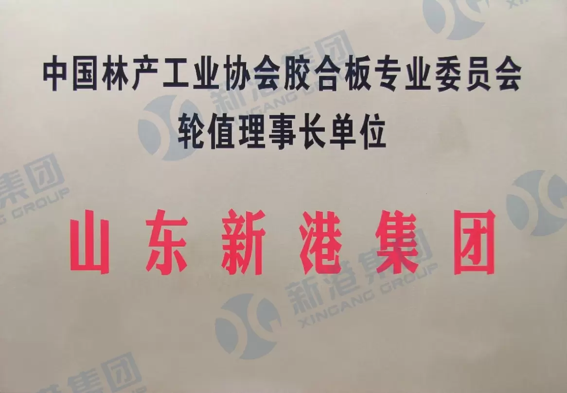 Unidad de Presidente Rotatorio del Comit&eacute; Profesional de Contrachapado de la Asociaci&oacute;n de la Industria Forestal de China
