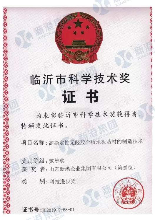 Certificado del Premio de Ciencia y Tecnolog&iacute;a